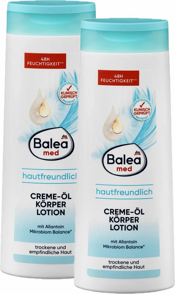 2 x Balea MED - Creme-Öl Körperlotion (2 x 400ml) Produktbild 
