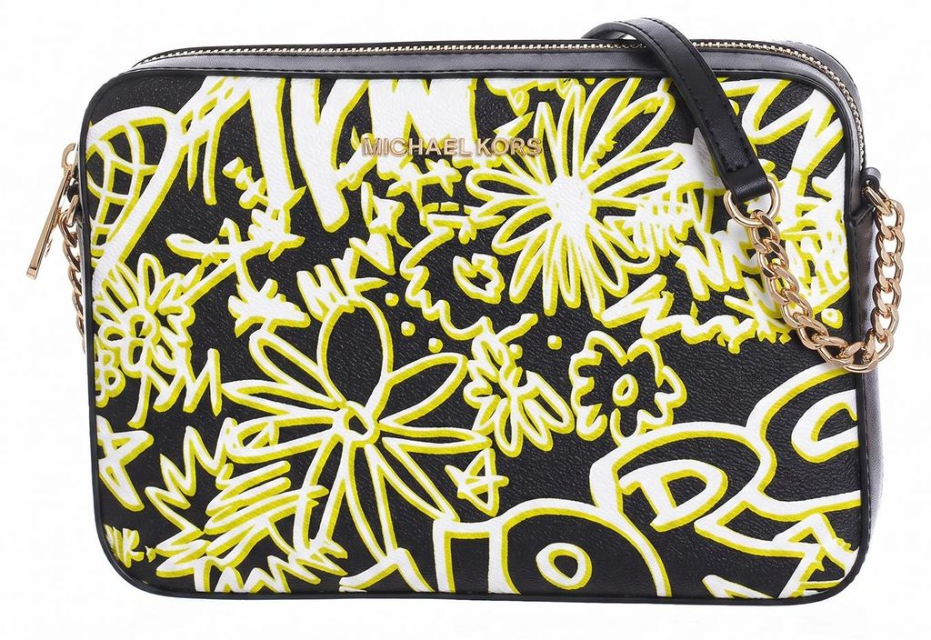 Michael Kors Jet Set Graffiti 35T9GF7C3T Damen Umhängetasche