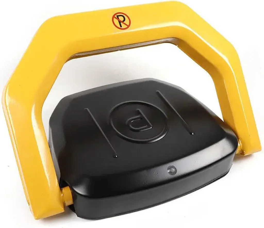 Installazione Facile Barriera Parcheggio Automatica - Giallo Acciaio