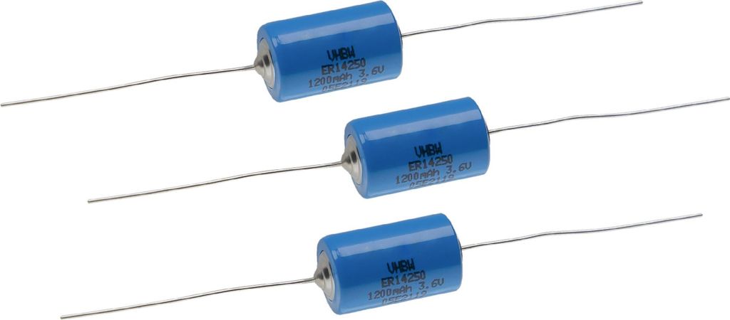 vhbw 3x ER14250 Rundzellenbatterien ###ERRORS###Invalid REF tag: aspect 'Titel-Kompas/OTB-ohneEndgerät'###ENDERRORS### - Spezialbatterien mit Löt...