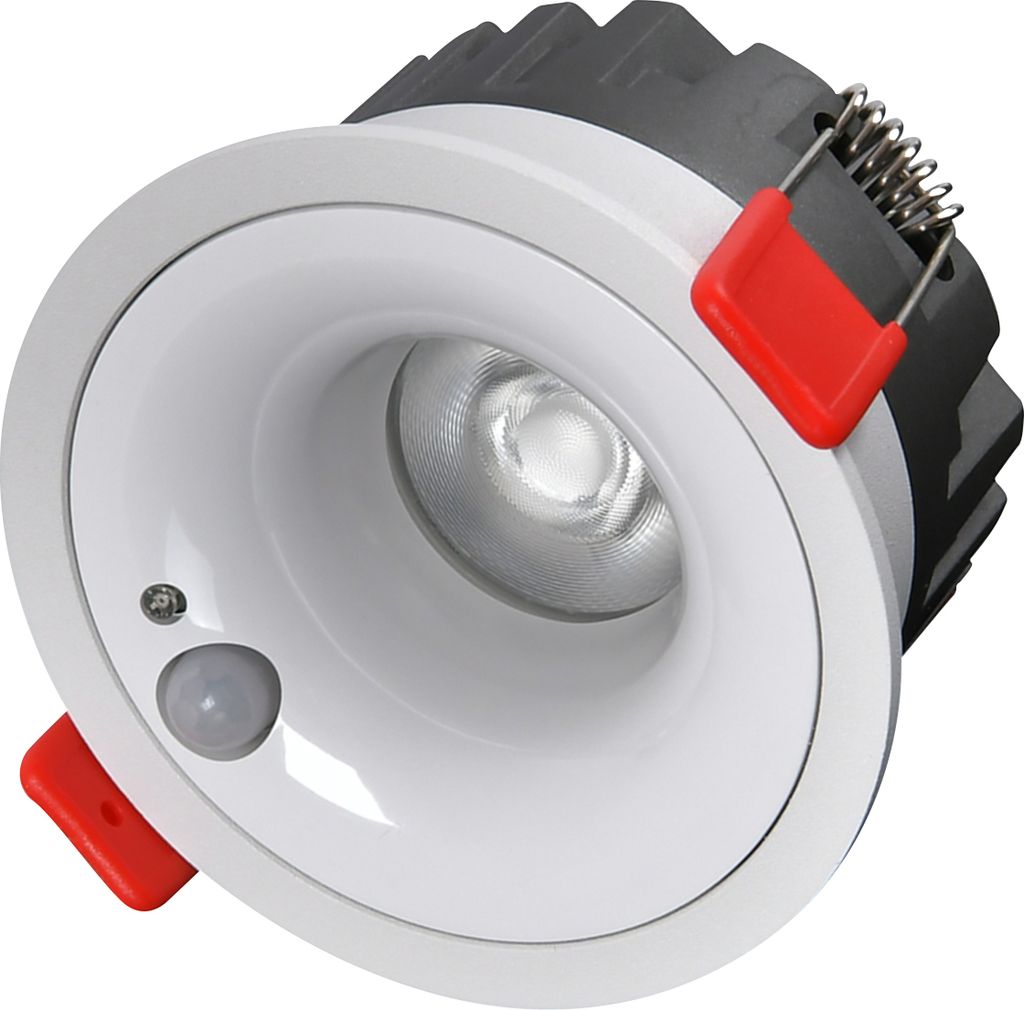 DOTLUX LED-Downlight SENSOlight 12W 3000K mit Tageslicht und Bewegungssensor