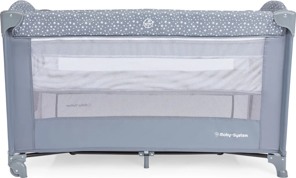 Lit de voyage Happy Traveler BASIC PLUS gris - Lit pliant bébé compact - 15