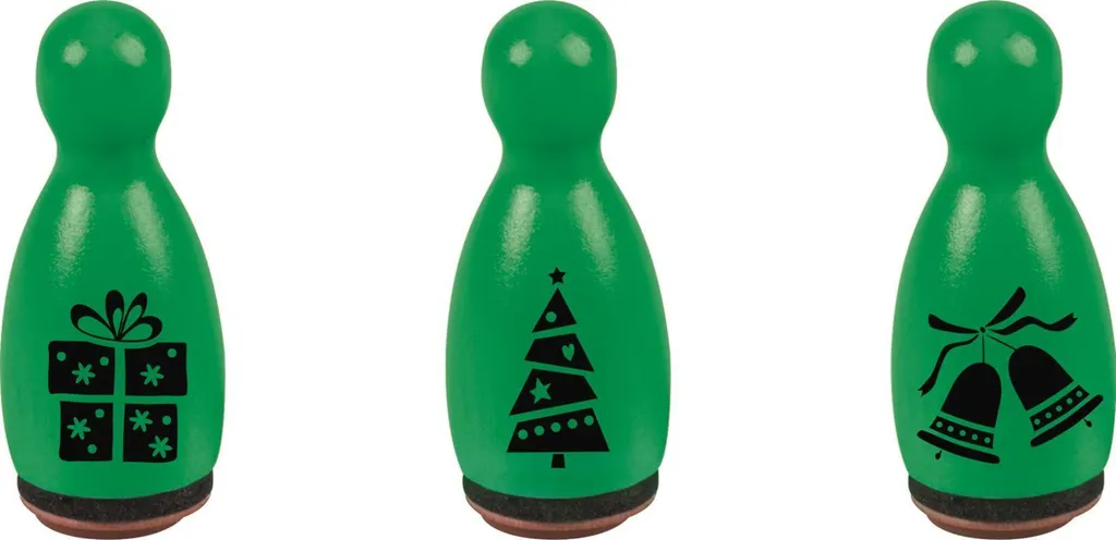 Décorez vos Cadeaux de Noël Facilement avec les 6 Tampons Heyda Verts