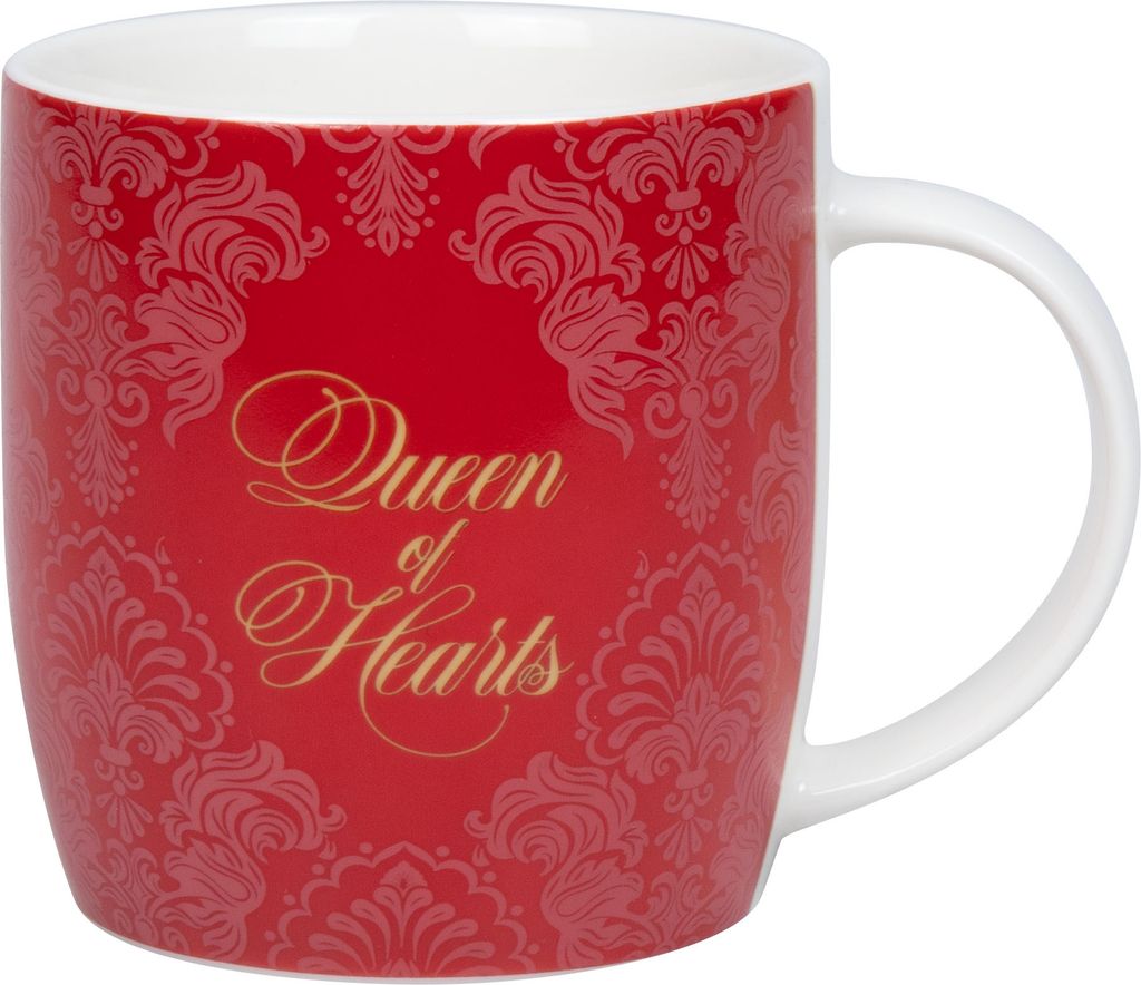 tea4chill Könitz Kaffeetasse "Teetasse Royal Family Queen of Hearts". Teetasse 350ml, aus Porzellan