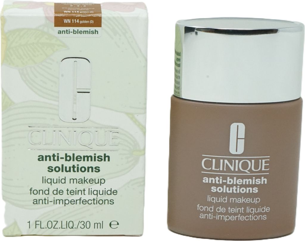 Clinique anti-Blemish solution liquid Makeup WN 114 Golden 30ml