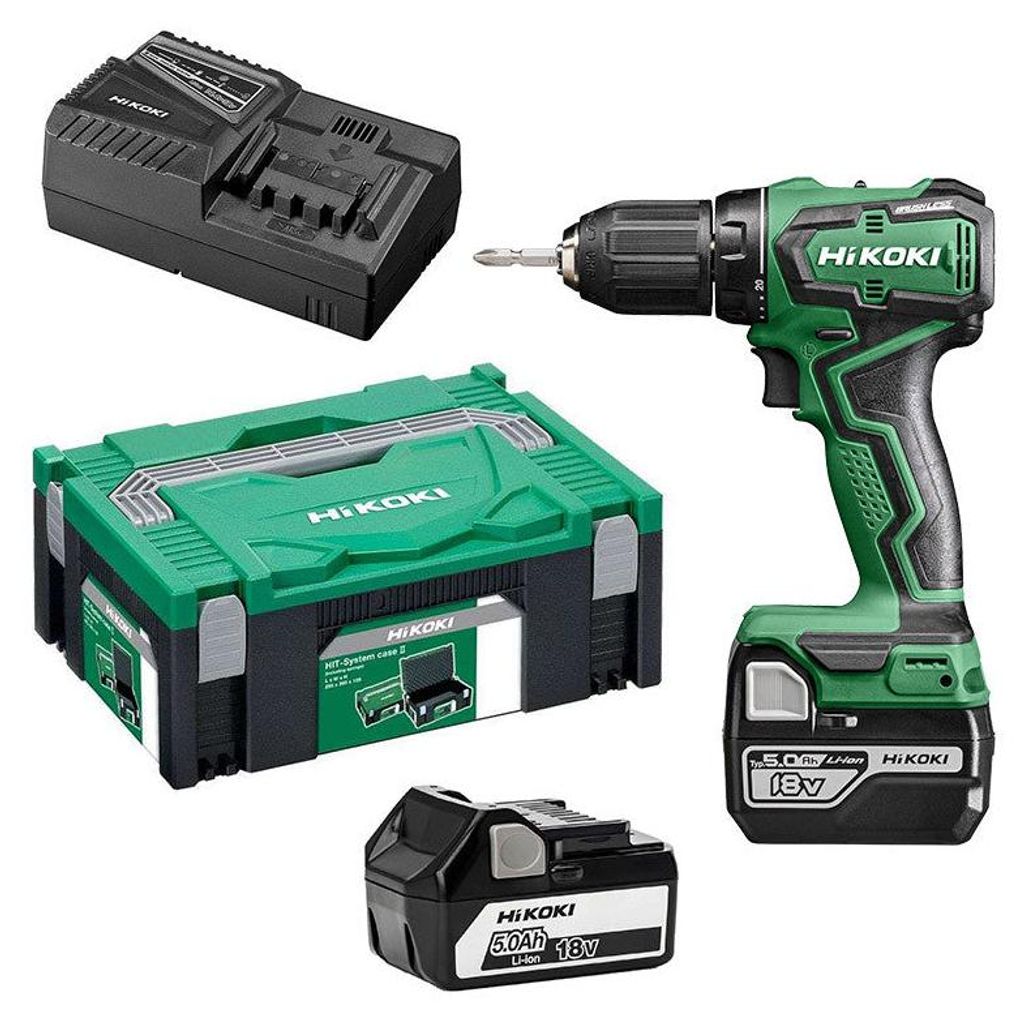 Perceuse-visseuse HIKOKI DS18DDWPZ Brushless 18V (2 x Image du produit 