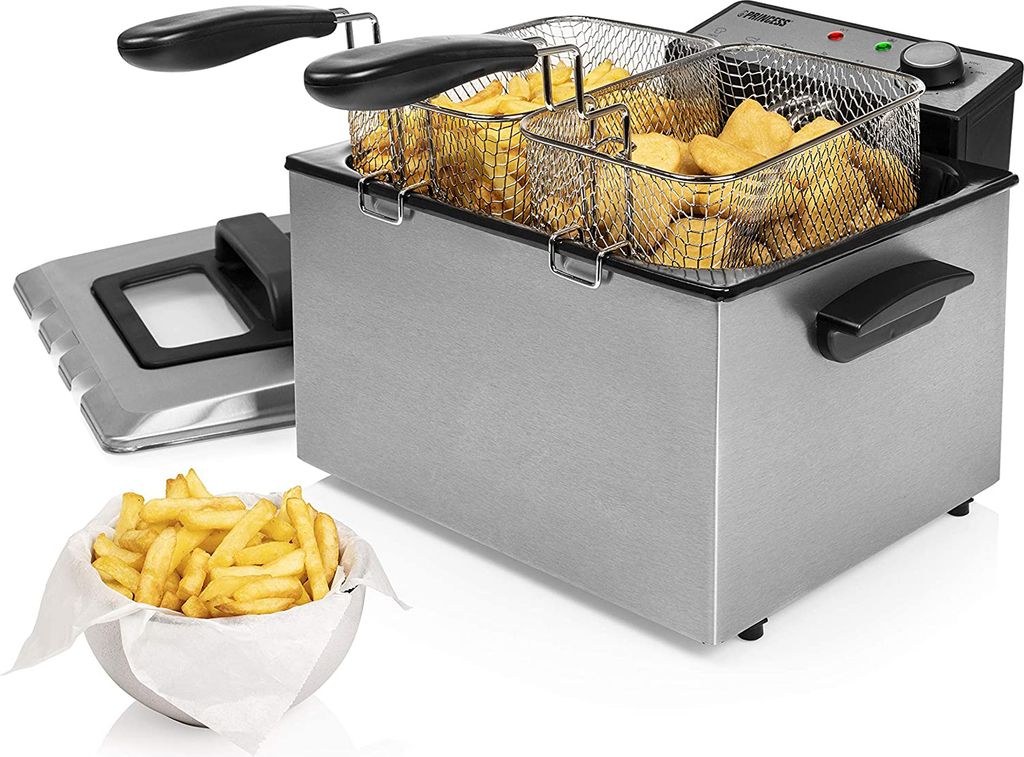Princess Fritteuse 5 L 3270 W Silbern Produktbild 