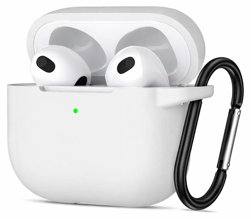AirPods 5 Silikon Schutzhülle mit Karabiner, Soft Touch Produktbild 