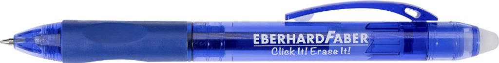 EBERHARD FABER Gelschreiber Click it! Erase it! blau Produktbild 