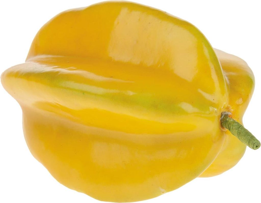 artplants.de Plastik Sternfrucht BALKOE, gelb, 10cm - Künstliche Sternfrucht