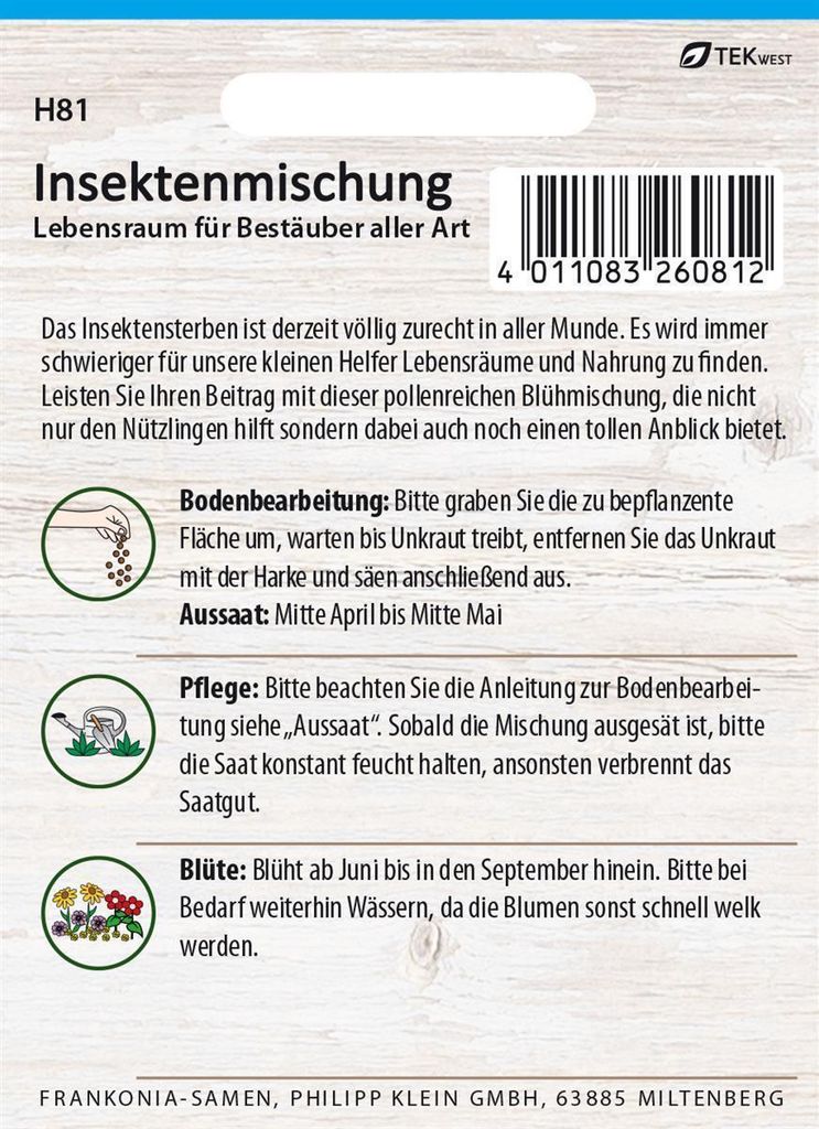 Insektenmischung Produktbild 