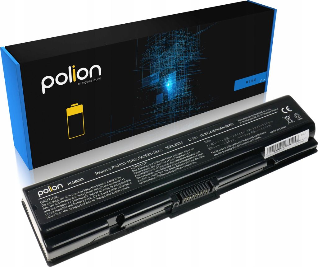 POLION Laptop-Akku für TOSHIBA PA3534U-1BRS 4400mAh Produktbild 