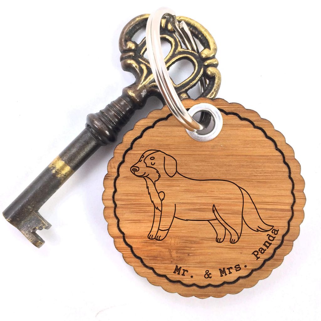 Mr. & Mrs. Panda Schlüsselanhänger Berner Sennenhund Lebensretter - Transparent - Geschenk, Holz, anhänger schlüssel, Dürrbächler, Taschenanh...