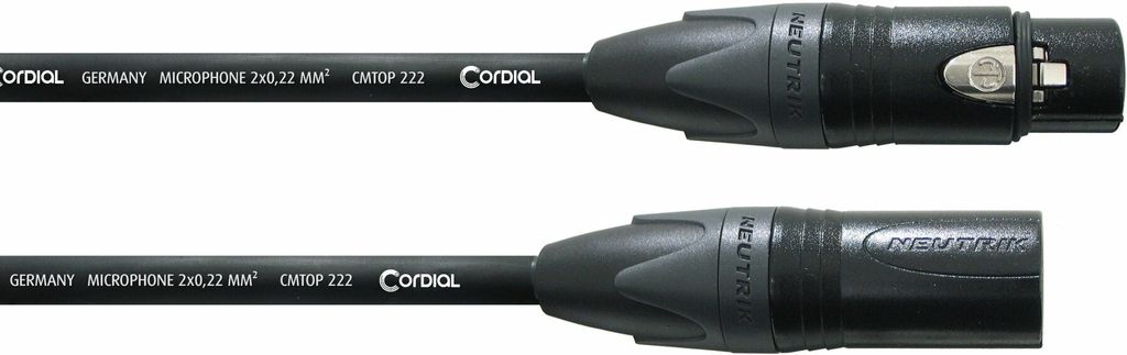 Cordial CSM 10 FM Gold 10 m Mikrofonkabel