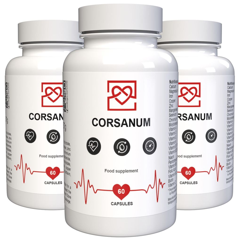 Corsanum - 180 Kapseln (3x 60 Kapseln), 3er Pack