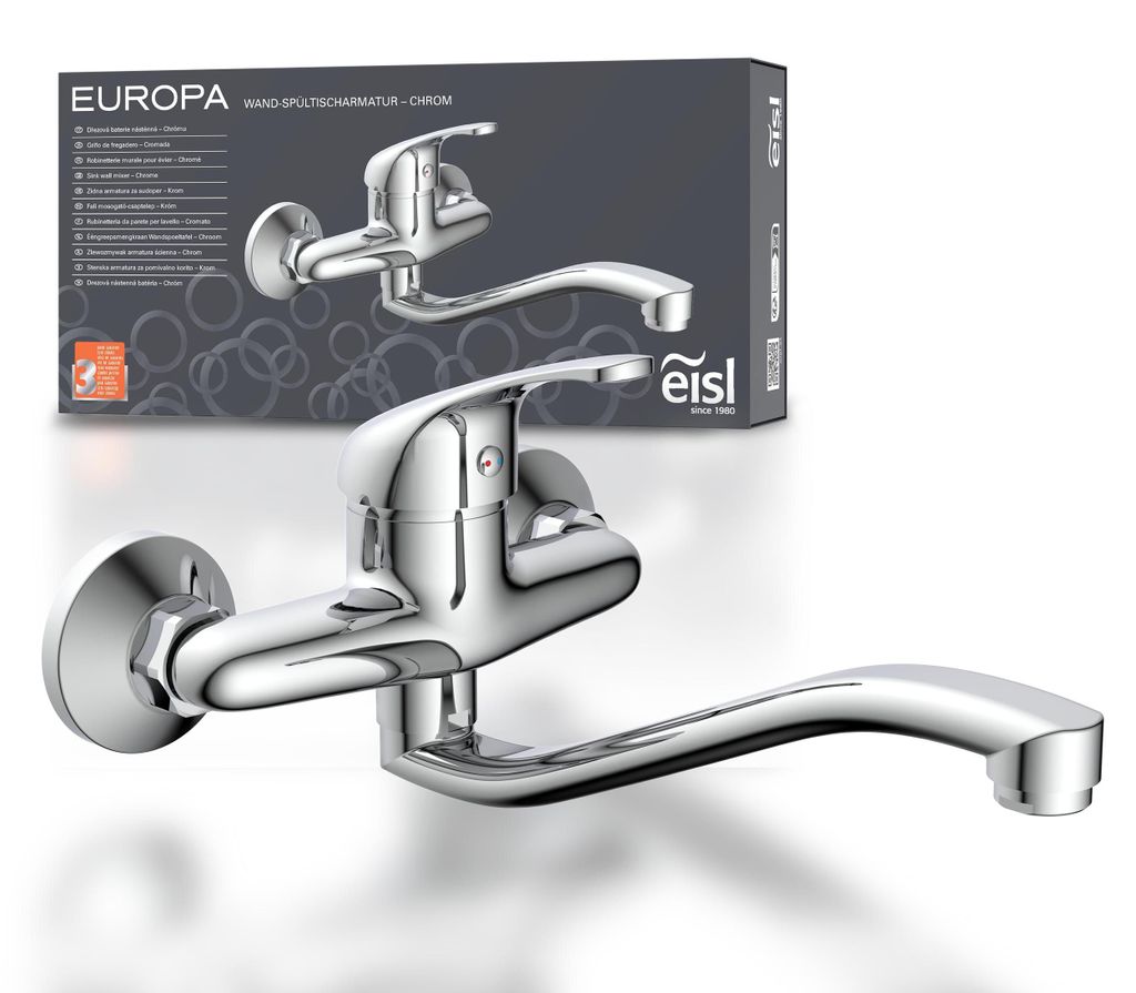 eisl Wand-Spültischarmatur EUROPA, Küchenarmatur für Produktbild 