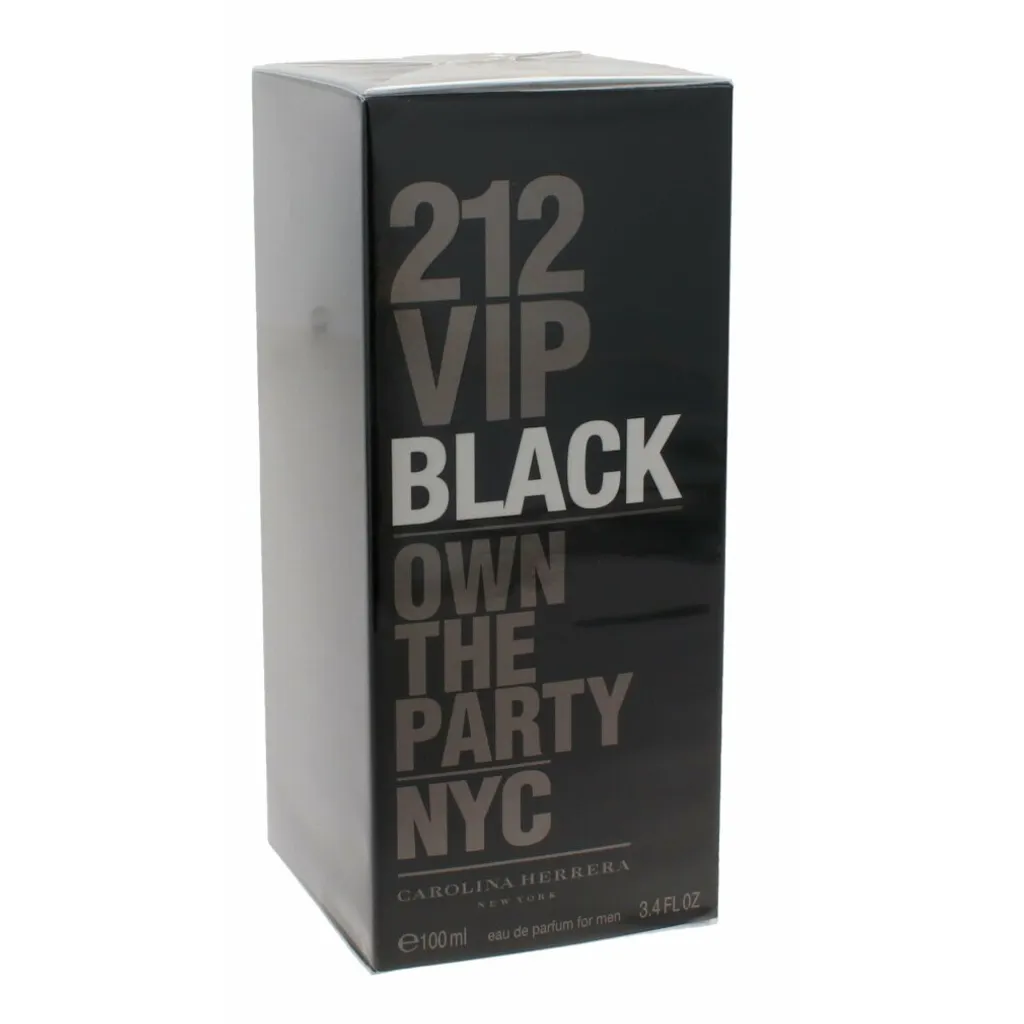 Parfum 212 VIP Black Carolina Herrera 100 ml - Pour une Tenue Longue Durée