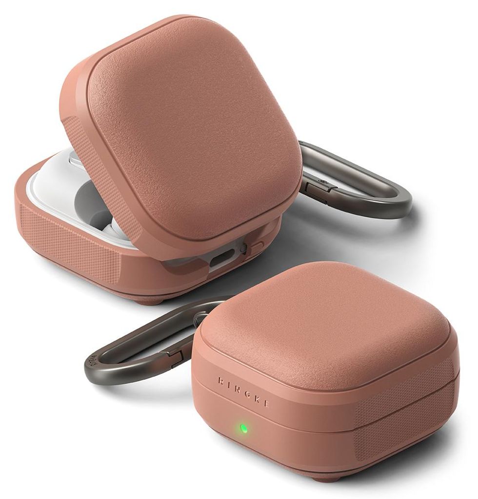 Schutzhülle für Galaxy Buds 4 / 4 Pro, Ringke Onyx Magnetic mit MagSafe, Korallenrot