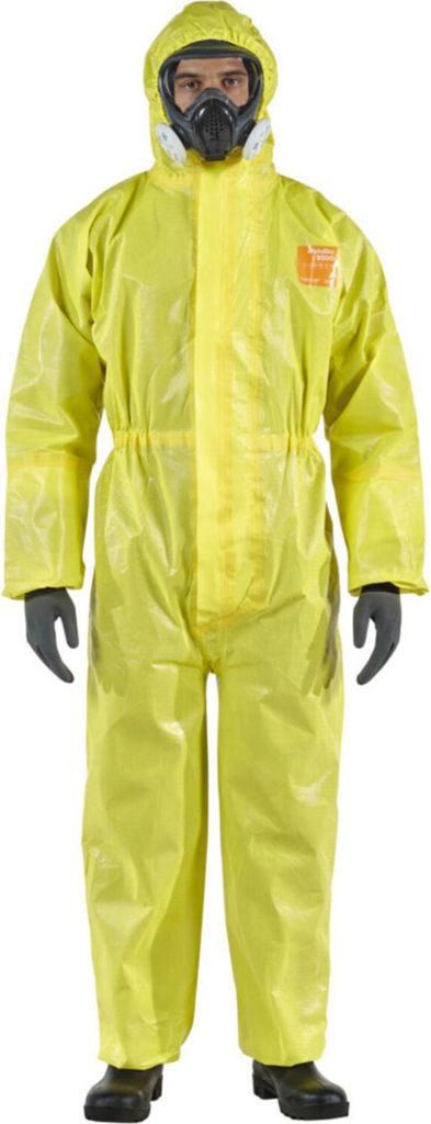Ansell Schutzoverall Typ 3/4/5 AlphaTec 3000, gelb, Unisex-Größe: 2XL