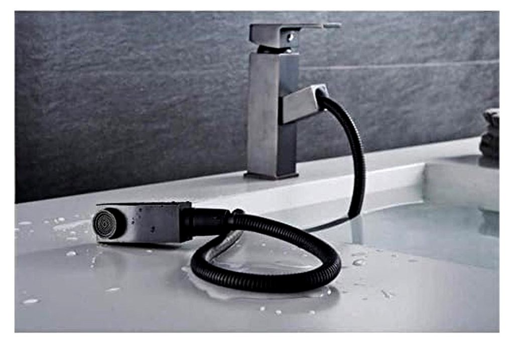 Küchenarmaturen Kupfer Retro Schwarz Bronze Wasserhahn Antike Zeichnung Becken Wasserhahn Heißes Kaltes Wasser Einhebel-Badezimmerarmatur