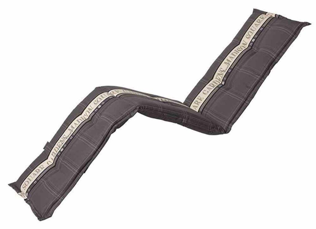 Bavlněný polštář Madison Garden 50 x 170 cm šedobílý Obrázek produktu 
