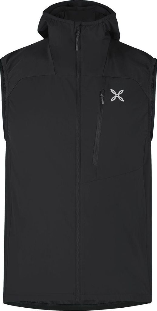Rise Hooded Vest - Herren Weste mit Kapuze, Montura, Farbe:90-BLACK, Größe:XL