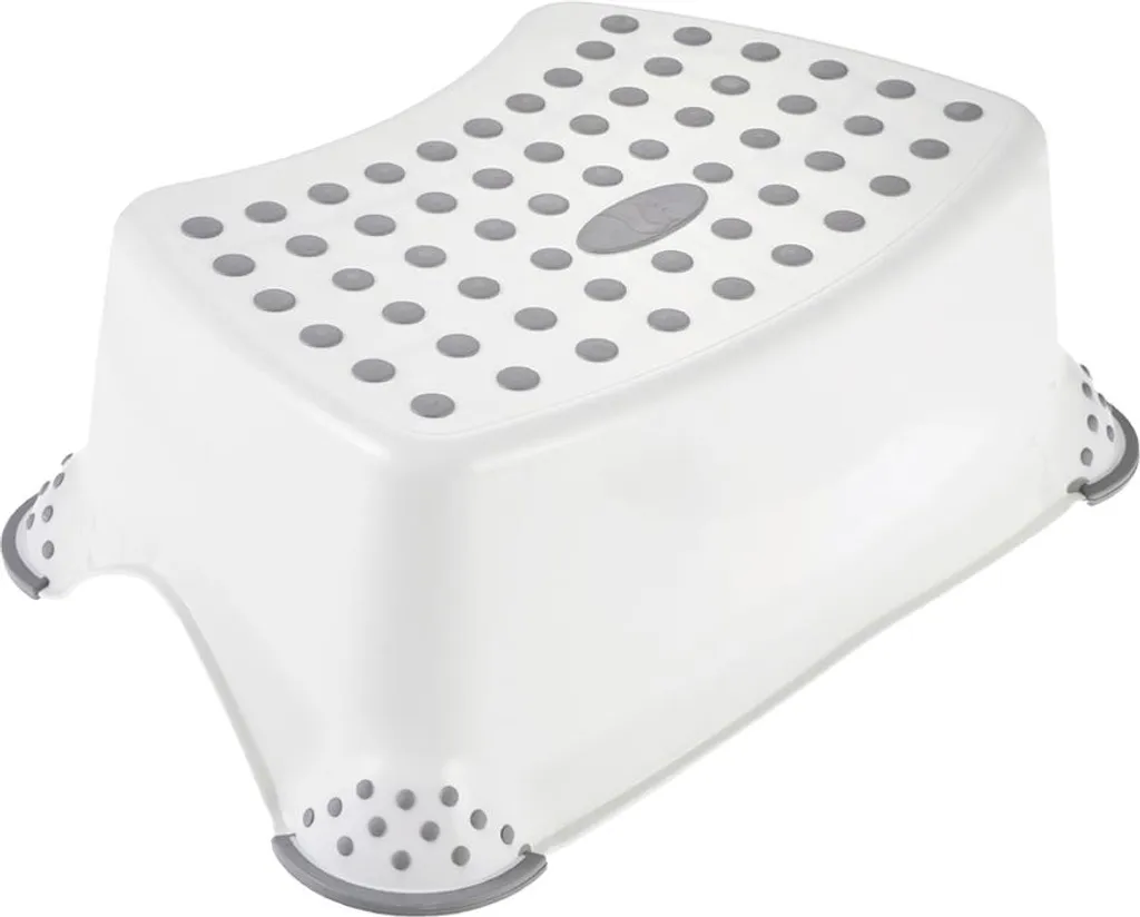 Marchepied enfant et tabouret d'appoint blanc keeeper tomek