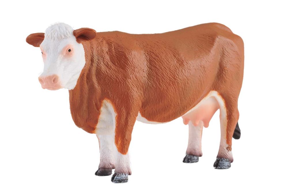 Collecta 88235 Hereford Kuh 11 cm Bauernhof