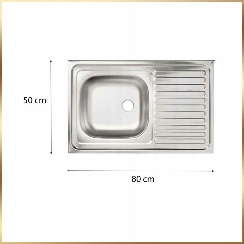 Stamar | Set di mobili da cucina bianchi 80x50 cm con Immagine del prodotto 