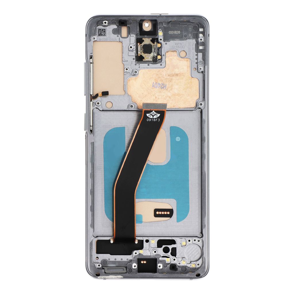 Clappio, Komplettset für Samsung S20 LCD-Display + Touchscreen und Gehäuse, Grau