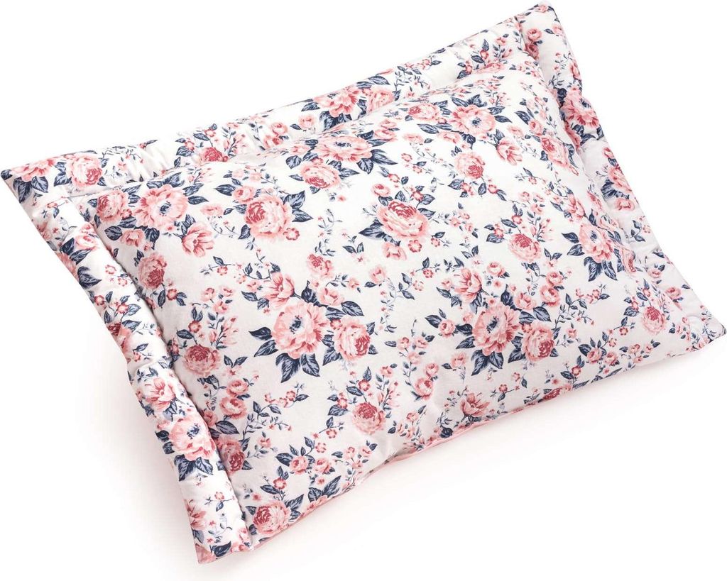 Roses & Smokey Pink Soft Velvet Doppelseitiges Kinderkissen 40 x 60cm