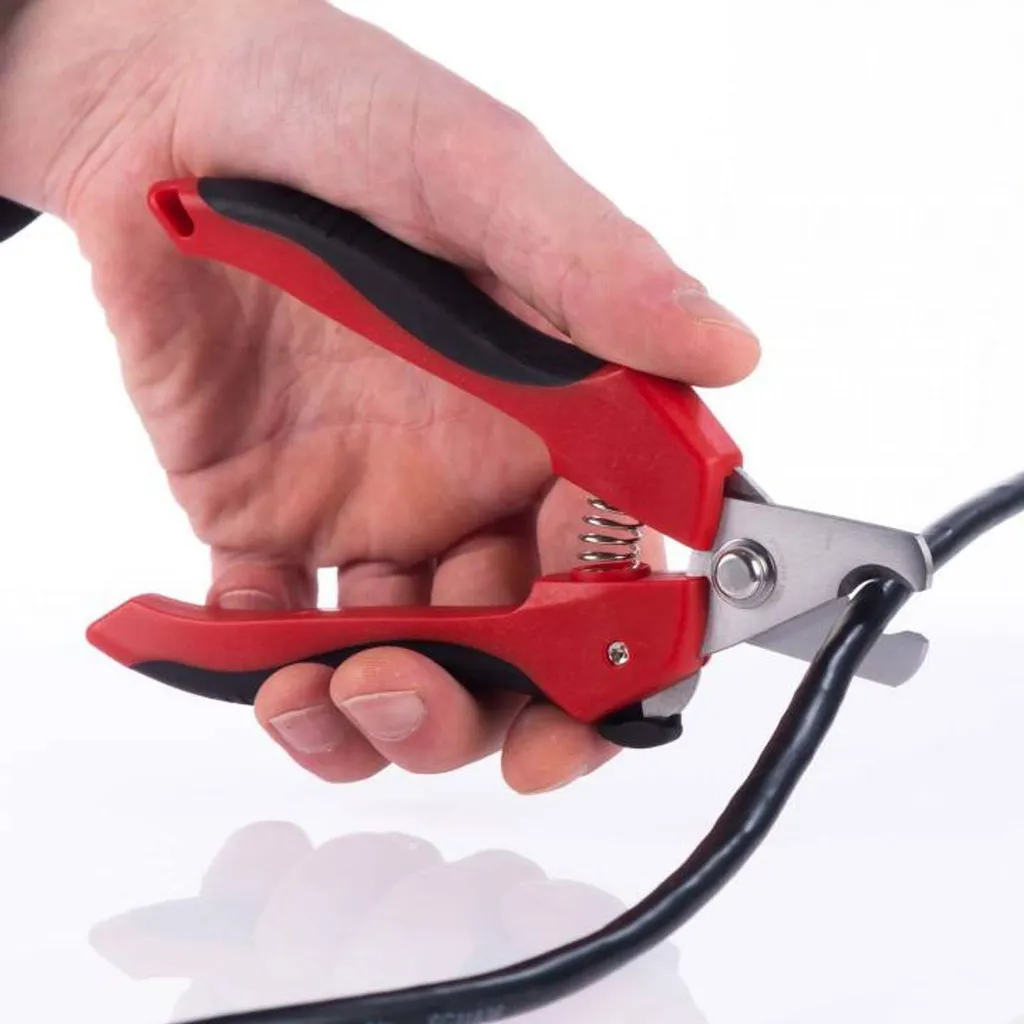 Pince coupe-câble Cimco 165mm robuste pour câbles électriques 10mm
