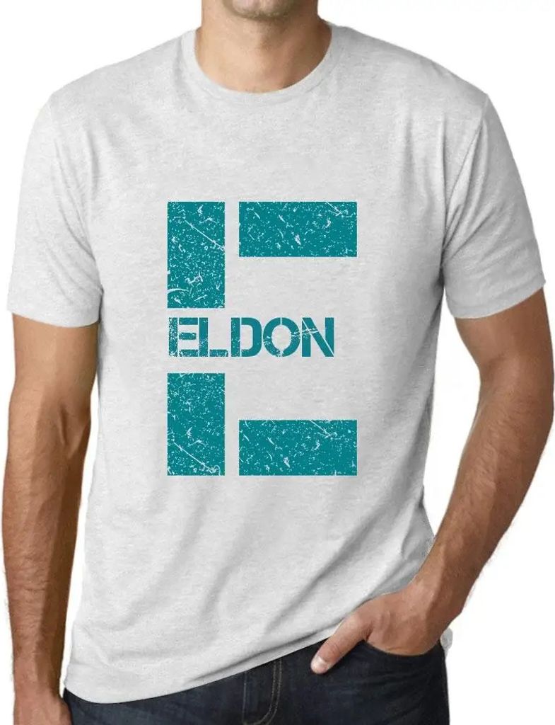 Herren Grafik T-Shirt Eldon Öko-Verantwortlich Vintage Jahrgang Kurzarm Lustige Druck Geburtstag Geschenk Mann