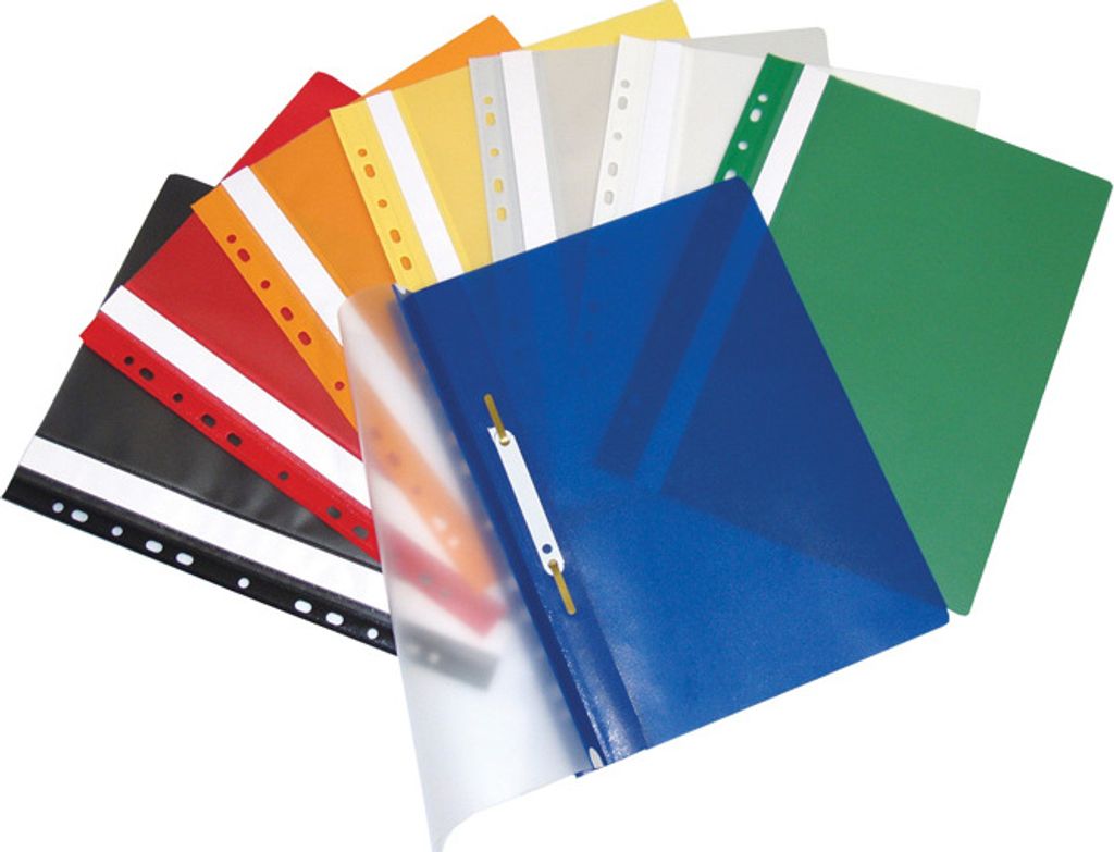 Kunststoffordner A4 mit Euro-Aufhänger - rot