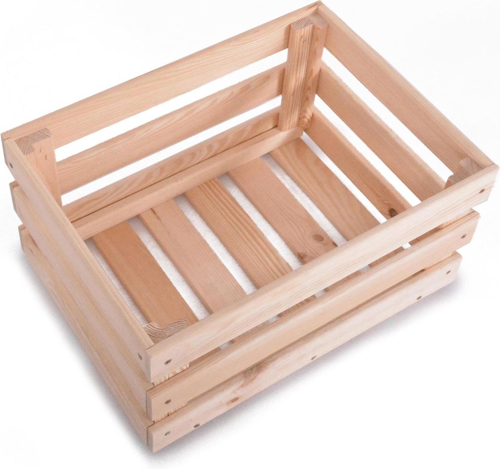 ROJAPLAST Aufbewahrungsbox aus Holz, 42 × 29 cm