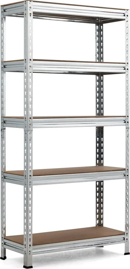 Meuble de rangement pour cave et buanderie - Étagère 5 niveaux 150x75cm