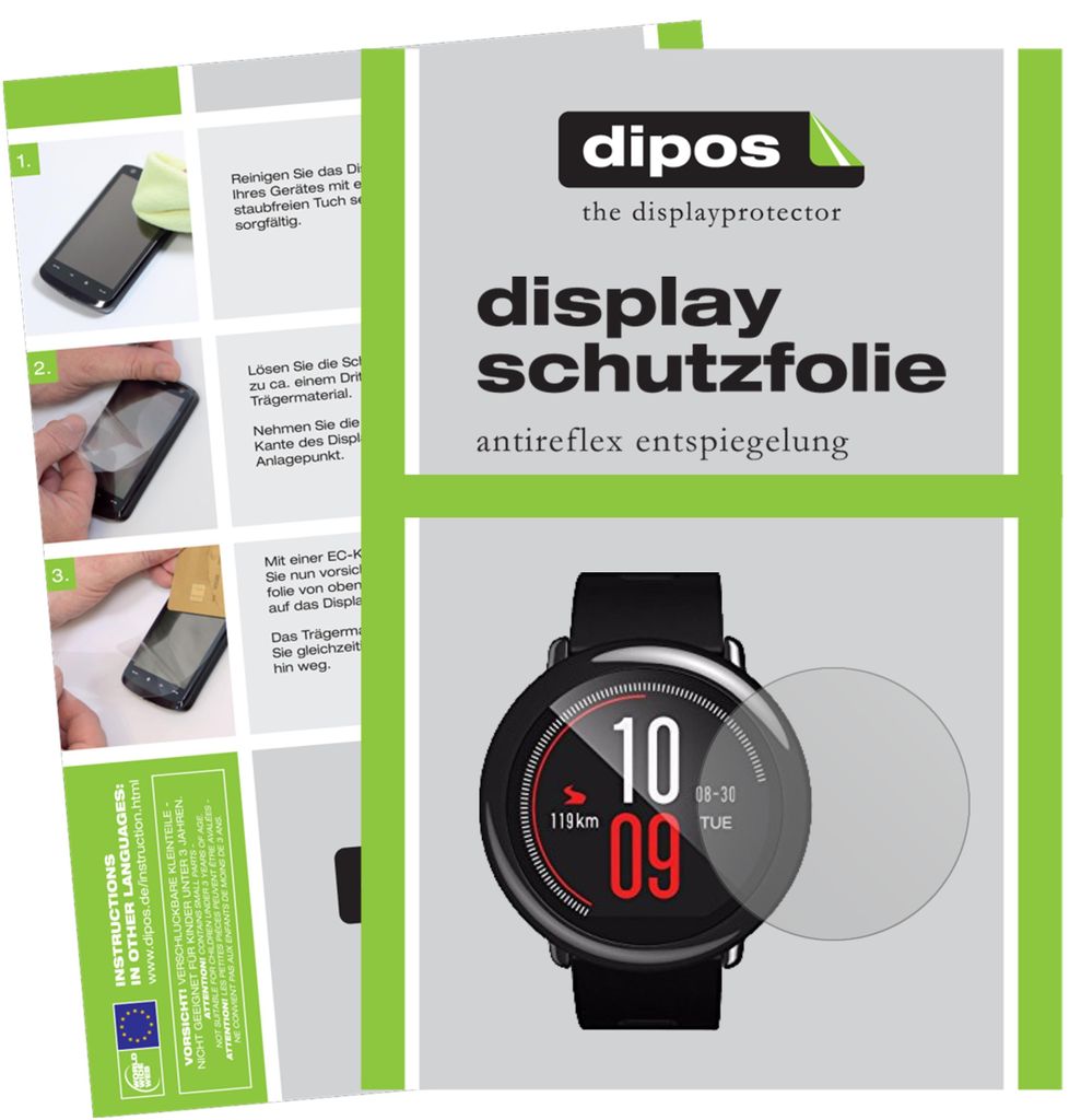 6x Schutzfolie für Huami Amazfit Pace matt Produktbild 