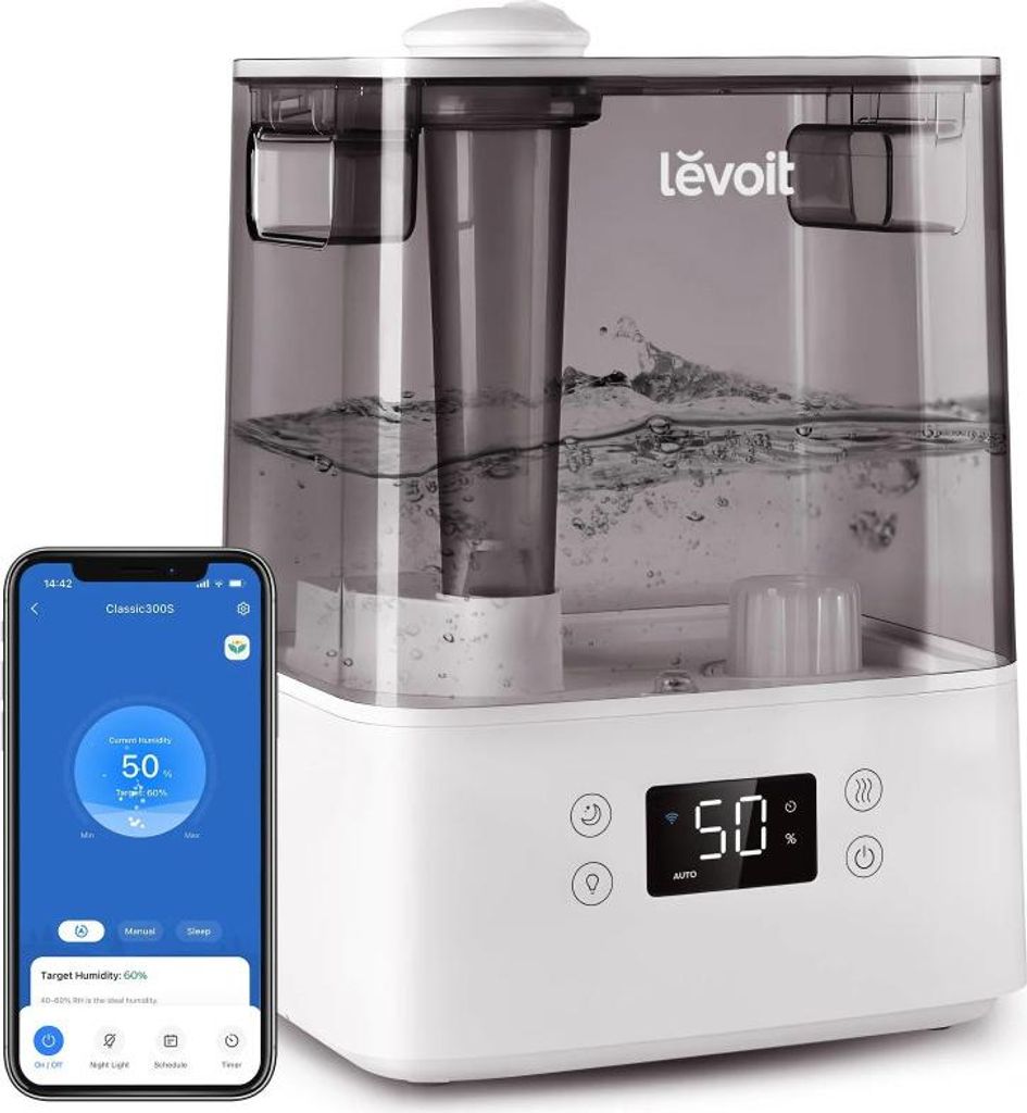 Levoit Classic 300S humidificateur d'air ambiant de couleur Image du produit 