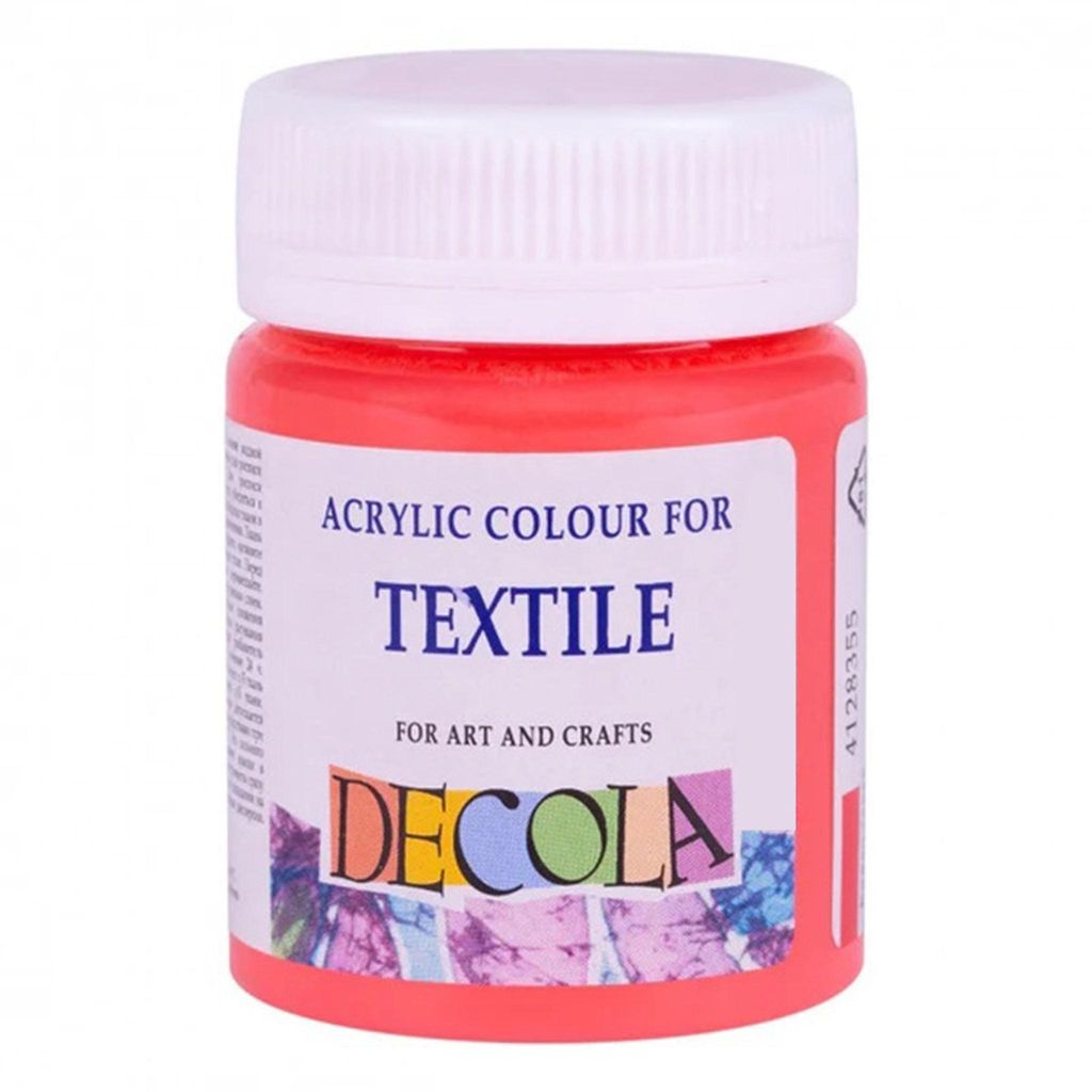 Decola Textilfarbe, 50 ml, Koralle