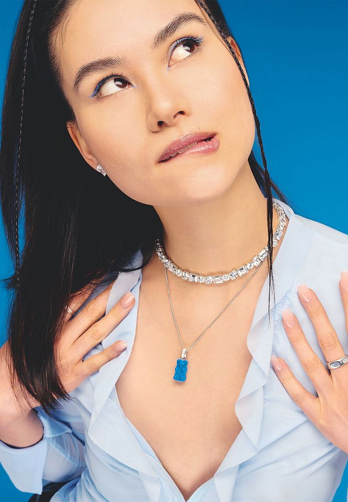 Thomas Sabo KE2209-052-1-L45V Siberne Kette mit blauem Produktbild 8