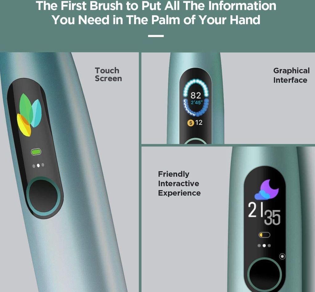 Oclean X Pro Intelligente Sonic Zahnbürste 3 Putzprogramme Produktbild 37