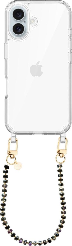 iPhone 17 - Crystal (Black) Transparant Cord Case