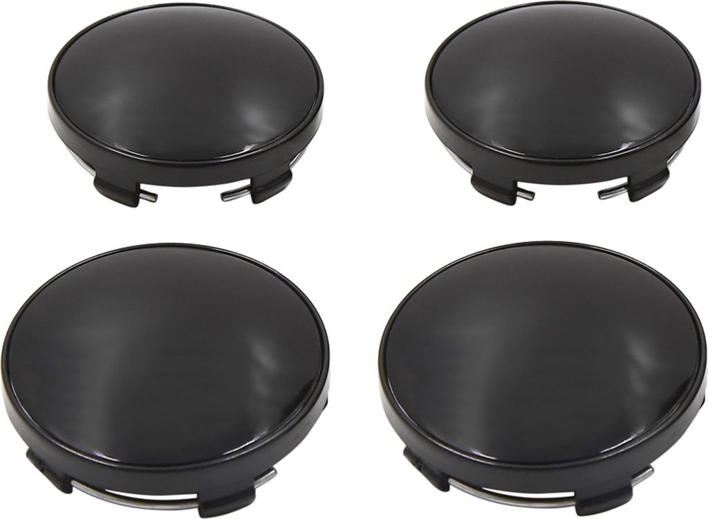 4 Stücke 60mm Durchmesser 5 Clips Rad Reifen Mitte Nabenkappen Abdeckungen Schutz schwarz für Autos