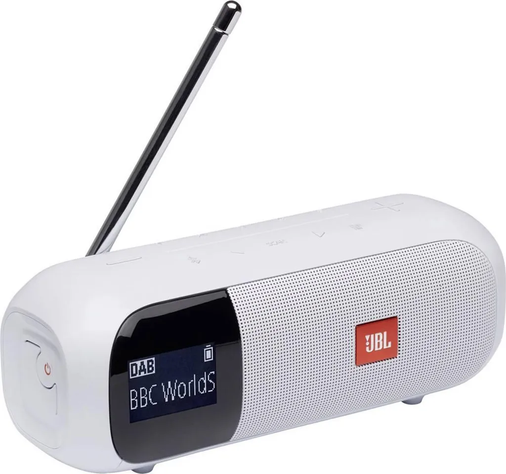 JBL Tuner 2 Radio Portatile Bianca: l'Accessorio Audio Must-Have