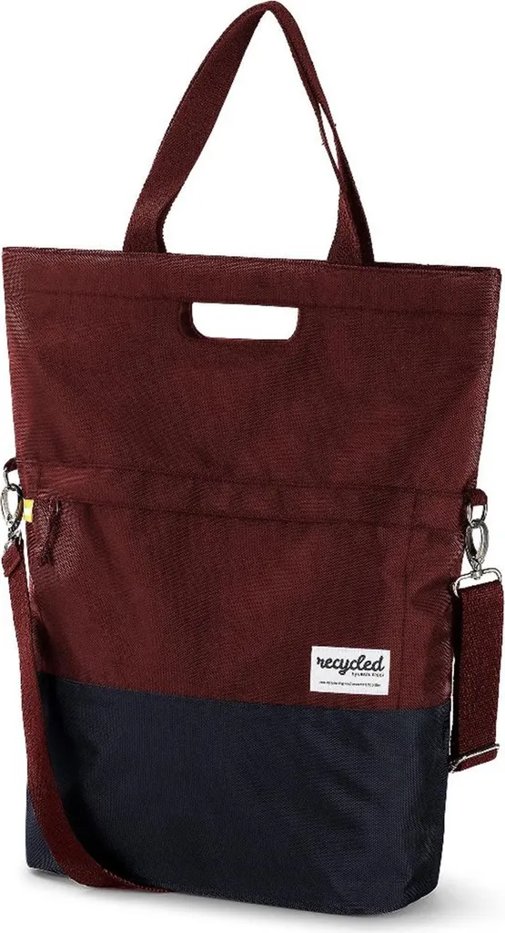 Sacoche Vélo 20 Litres Recyclée Bordeaux Urban Proof avec Crochets