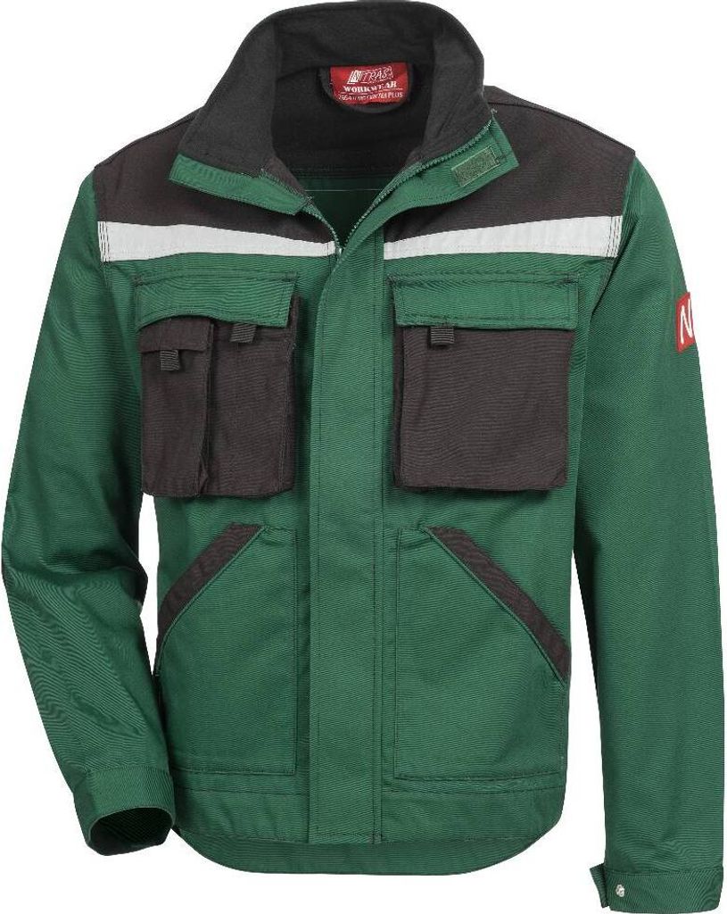 NITRAS Arbeitsjacke MOTION TEX PLUS Gr. 52 grün