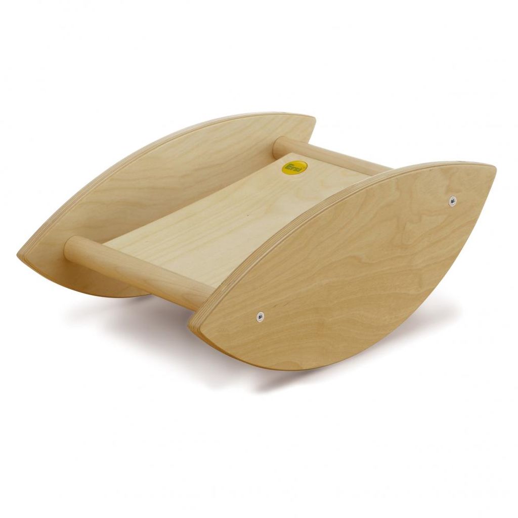 Erzi Rocky Rocker, Wippe, Gleichgewichtsspiel, aus Holz, Maße 42 x 28,5 x 17 cm, natur