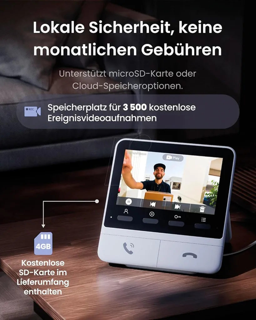 Portier Vidéo SwitchBot pour Sécuriser l'Entrée avec Moniteur et Interphone - 7
