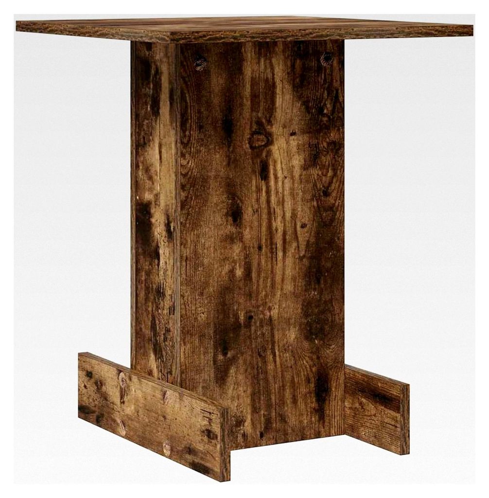 Beistelltisch aus geräucherter Eiche 44,5x45x55 cm für Wohnzimmer und Leseecken