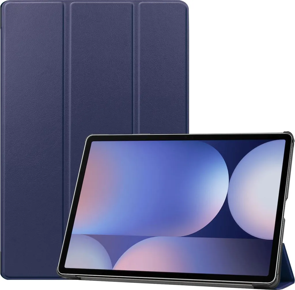 Set 2 in 1 custodia e vetro per Samsung Galaxy Tab S10 Plus Galaxy Tab S9 FE+ Plus, Galaxy Tab S9 + Plus SM-X820/X826B X610/X616 X810/X816B/X818U Custodia per tablet da 12,4 pollici sottile con funzione di supporto e funzione Auto Sleep/Wake